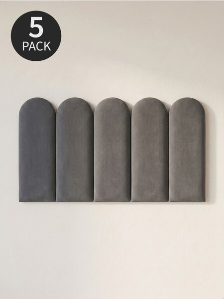 Sinsay - Čalúnené nástenné panely 5 pack - tmavosivá