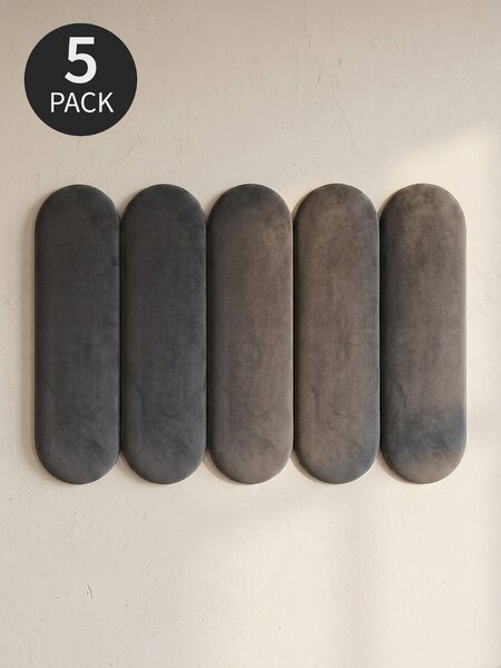 Sinsay - Čalúnené nástenné panely 5 pack - tmavosivá