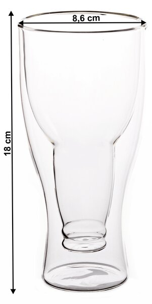 KONDELA Termo pohár na drink, set 2 ks, 350 ml, HOTCOLDER TYP 24