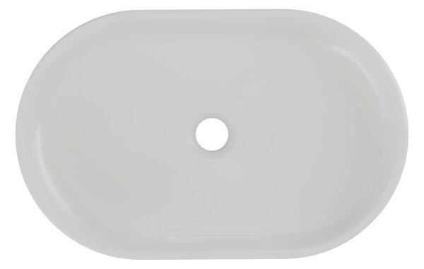 Comad Keramické umývadlo na dosku RIVER 2 CONCRETE GREY MATT UN 55, sivá