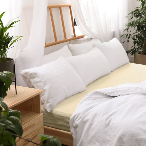 DETSKÉ JERSEY PRESTIERADLO 019 60X120 CM KRÉMOVÉ