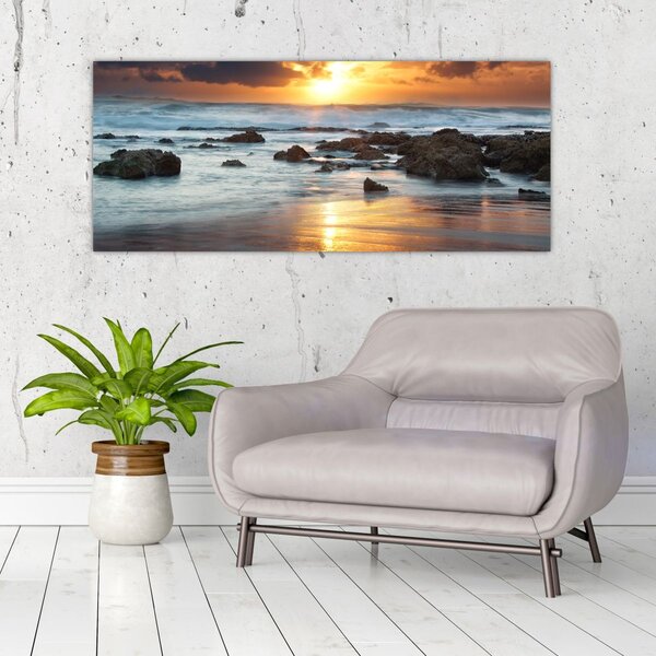 Obraz - More zaliate slnkom (120x50 cm)