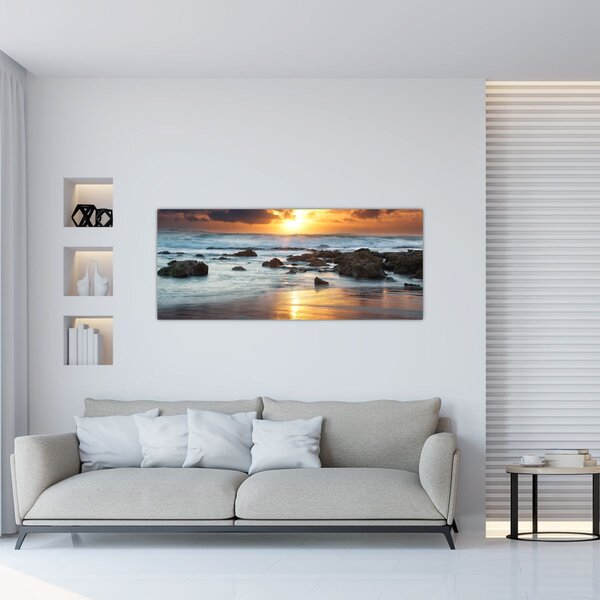Obraz - More zaliate slnkom (120x50 cm)