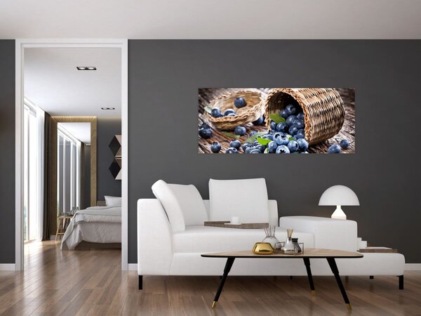 Obraz - Šťavnaté čučoriedky (120x50 cm)