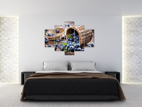 Obraz - Šťavnaté čučoriedky (150x105 cm)