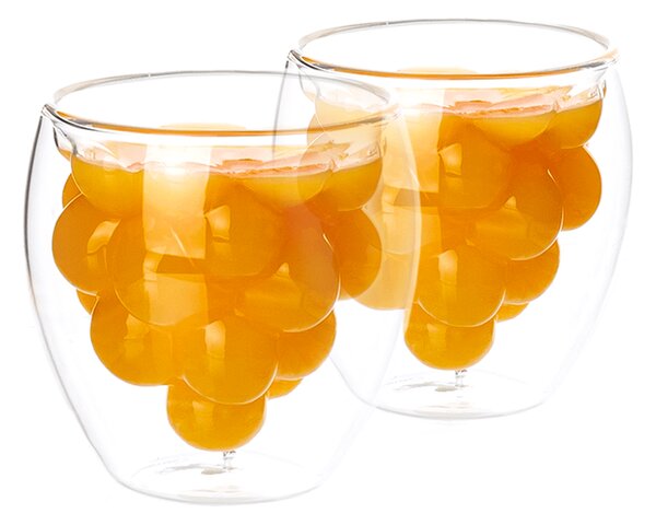 KONDELA Termo poháre na víno a vodu, set 2 ks, 180 ml, HOTCOLDER TYP 28