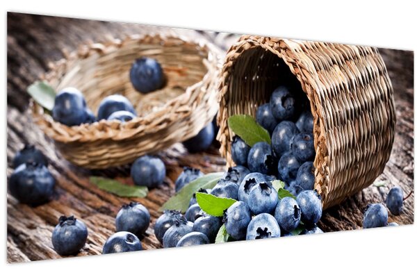 Obraz - Šťavnaté čučoriedky (120x50 cm)