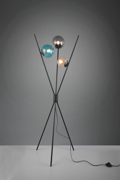 Trio 403400317 stojaca lampa Lance 3x28W | E14
