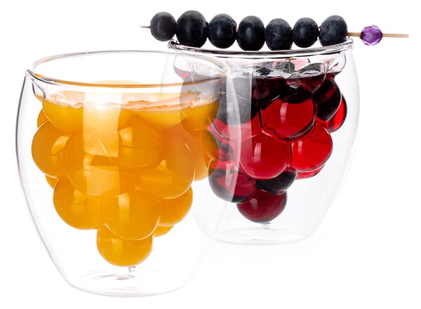 KONDELA Termo poháre na víno a vodu, set 2 ks, 180 ml, HOTCOLDER TYP 28