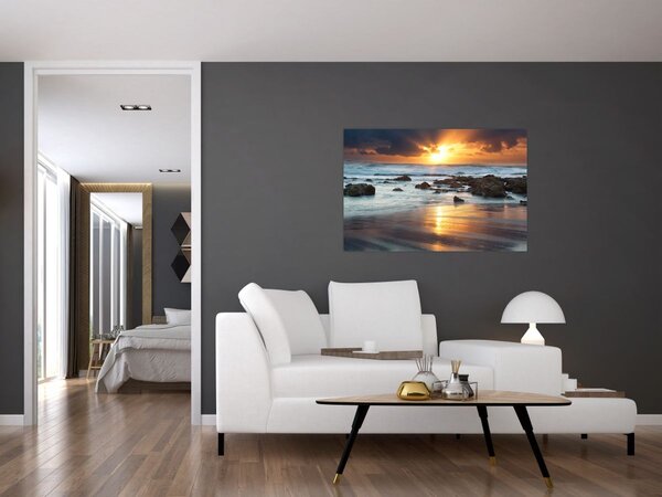 Obraz - More zaliate slnkom (90x60 cm)