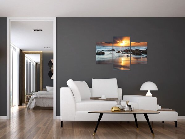 Obraz - More zaliate slnkom (90x60 cm)