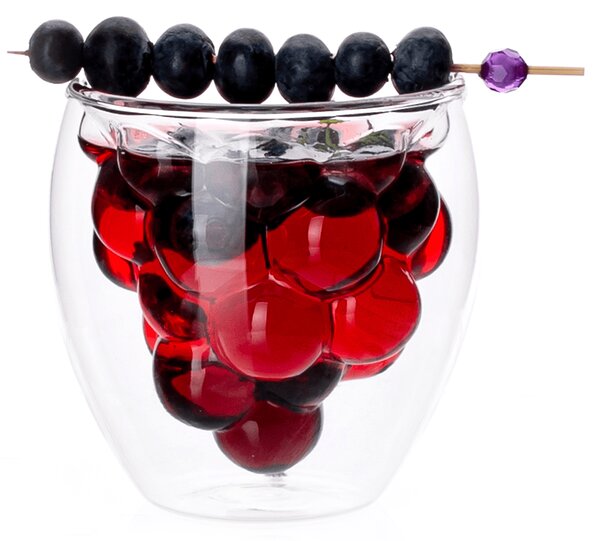 KONDELA Termo poháre na víno a vodu, set 2 ks, 180 ml, HOTCOLDER TYP 28