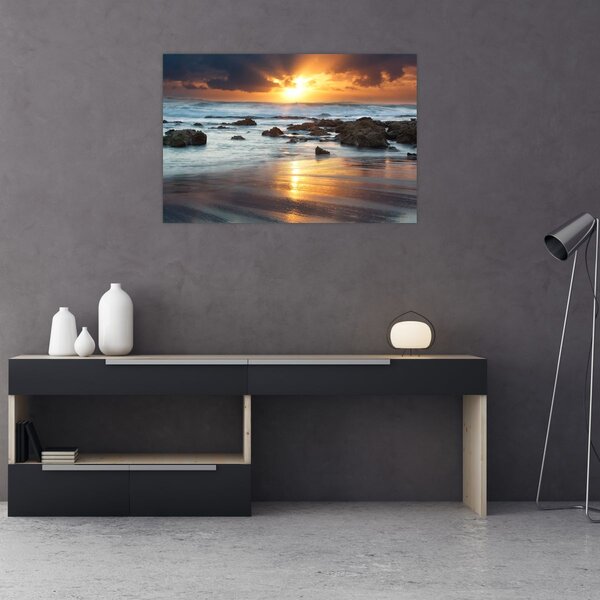 Obraz - More zaliate slnkom (90x60 cm)