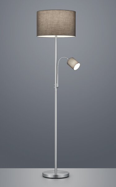 Trio 403900211 stojaca lampa Hotel 1x60W | E27 a 1x18W|E14