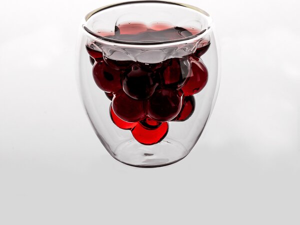 KONDELA Termo poháre na víno a vodu, set 2 ks, 180 ml, HOTCOLDER TYP 28