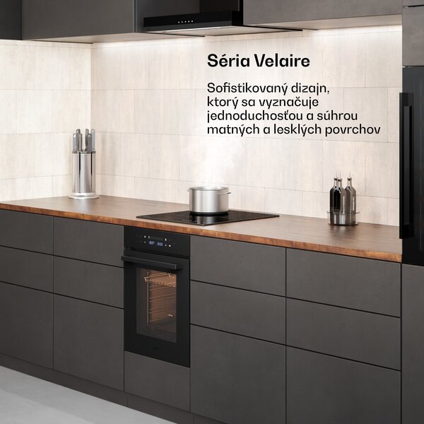 Klarstein Velaire vstavaná rúra | 49 l | Trieda energetickej účinnosti A | 2350 W | Čierna | 45 cm