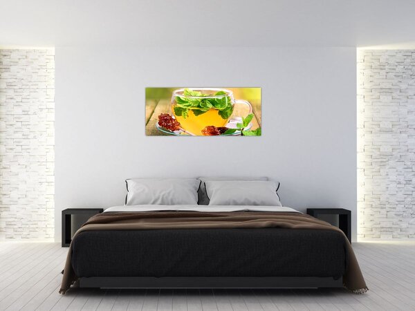 Obraz - Čaj (120x50 cm)