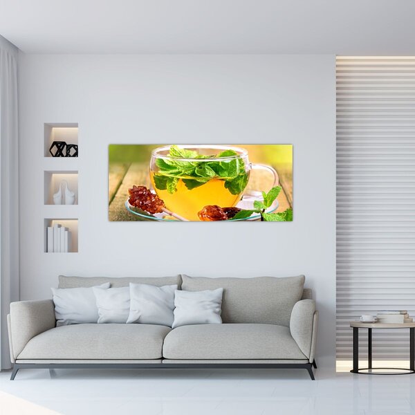 Obraz - Čaj (120x50 cm)