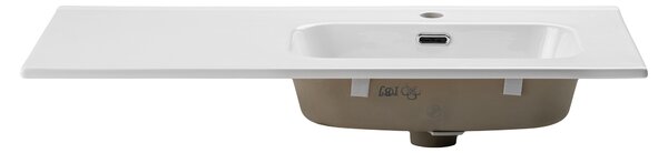 Comad Nábytkové keramické umývadlo s odkladacou plochou GO 2 90CM R DP, 91x46 cm, biela lesklá