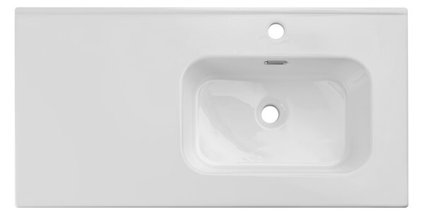 Comad Nábytkové keramické umývadlo s odkladacou plochou GO 2 90CM R DP, 91x46 cm, biela lesklá