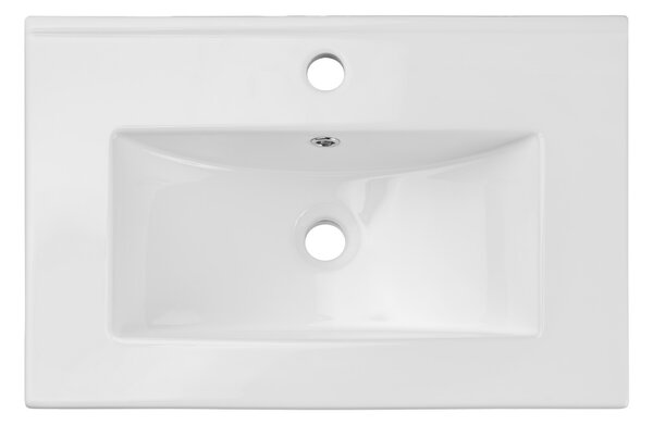 Comad Nábytkové keramické umývadlo UM-2060RB DANCE 60, 62x40 cm, biela lesklá