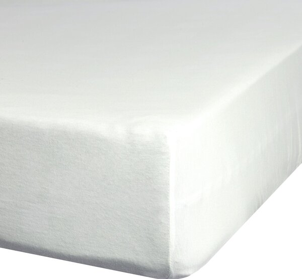 JERSEY PRESTIERADLO 200X220 CM, VÝŠKA 30 CM KRÉMOVÉ