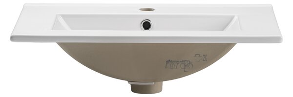 Comad Nábytkové keramické umývadlo UM-2060RB DANCE 60, 62x40 cm, biela lesklá