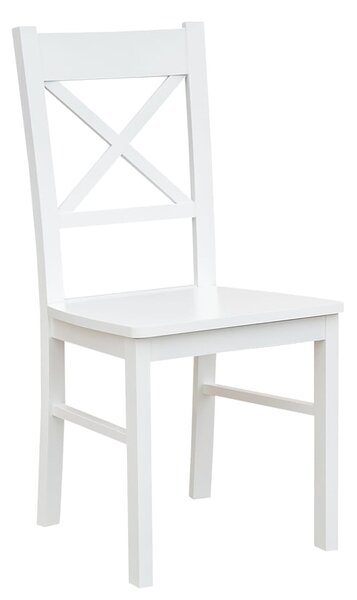 Stolička 22, buk, farba biela, séria Belluno Elegante