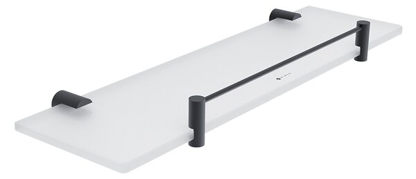Nimco Polica s ohrádkou, 40 cm BORMO čierna - BRC 11091BX-40-90