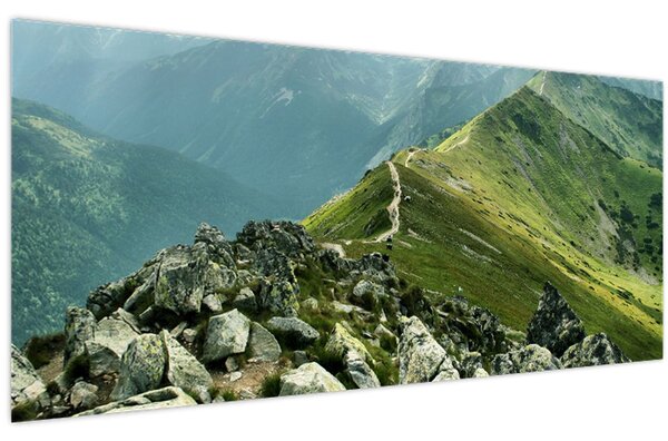 Obraz - Horská krajina (120x50 cm)
