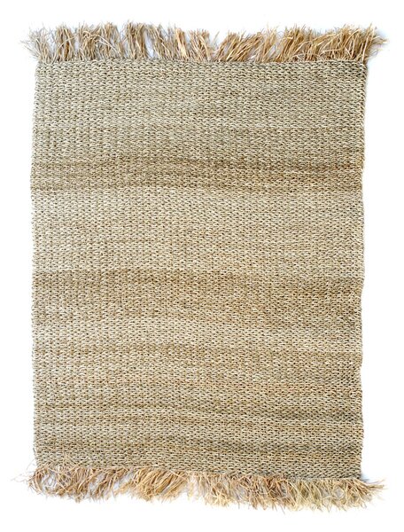 BAZAR BIZAR The Raffia Fringed Carpet - Natural - 180x240 koberec