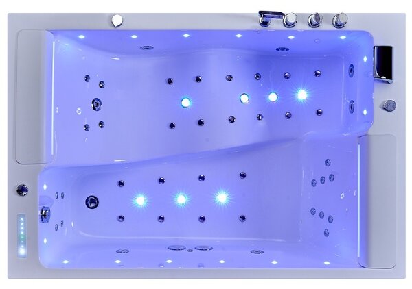 BPS-koupelny Hydromasážna vaňa GLORIA 180x120 s ohrevom vody