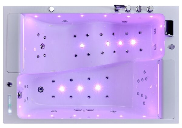 BPS-koupelny Hydromasážna vaňa GLORIA 180x120 s ohrevom vody