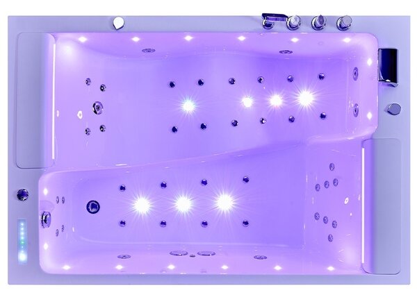 BPS-koupelny Hydromasážna vaňa GLORIA 180x120 s ohrevom vody