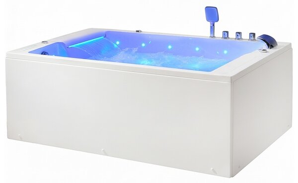 BPS-koupelny Hydromasážna vaňa GLORIA 180x120 s ohrevom vody