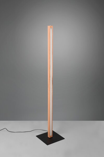 Trio 426410130 LED stojacie svietidlo Bellari 1x20W | 2300lm | 3000K - funkcia 4level switch, drevo
