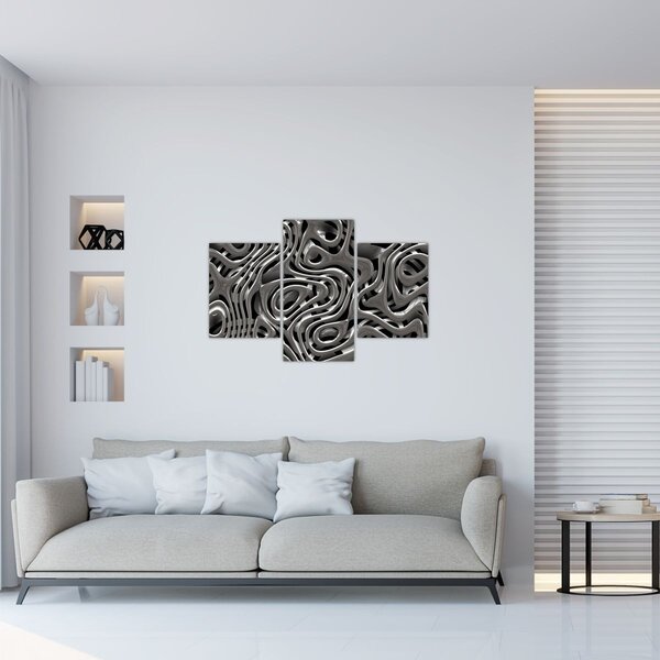 Obraz - Metalická abystrakcia (90x60 cm)