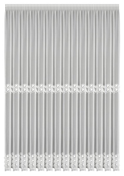 Dekorstudio Záclona INGA s riasiacou páskou 350x250cm - biela