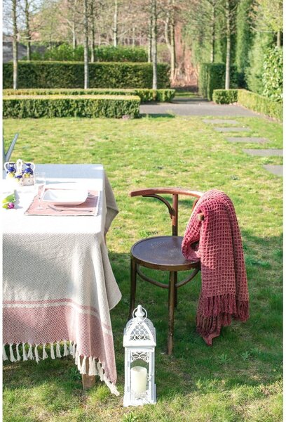 Sivá bavlnená deka Tiseco Home Studio Waffle, 130 x 170 cm