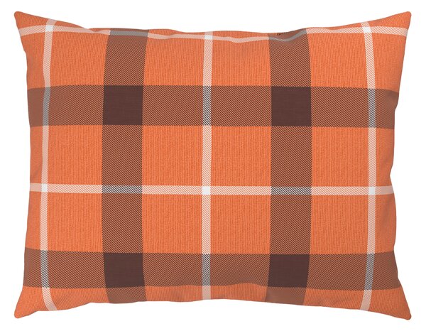 POSTEĽNÁ BIELIZEŇ, flanel, hnedá, oranžová, 140/200 cm Esposa - Obliečky & plachty