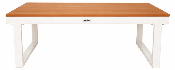 Furnigo Záhradný kovový set Malaga - biely/antracit podušky