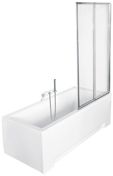 Besco Vaňová zástena AMBITION PREMIUM 2 80140 (80,5x140 cm | Transparent)