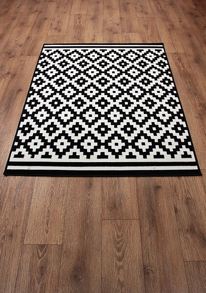 Koberec Gold WHITE 1223/18 rozmery koberec: 80x150 cm