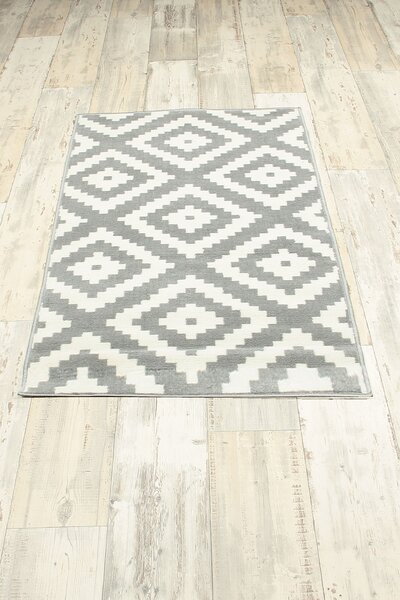 Koberec Gold WHITE 1204/19 rozmery koberec: 80x150 cm