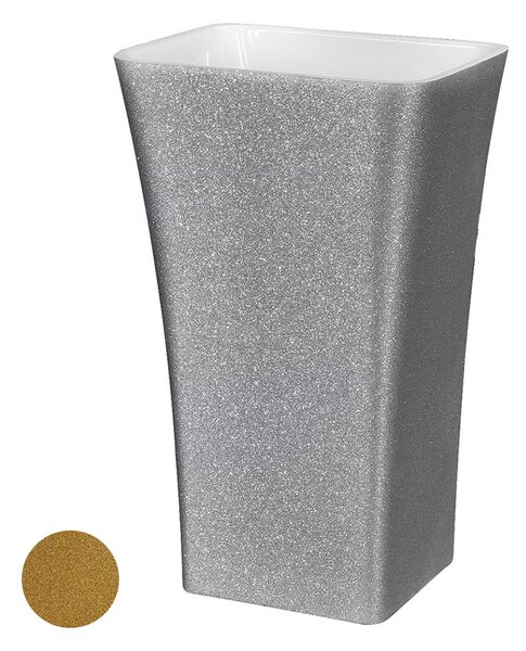 Besco Voľne stojace umývadlo z liateho mramoru Assos Glam Z UM VS 52x41x85 cm