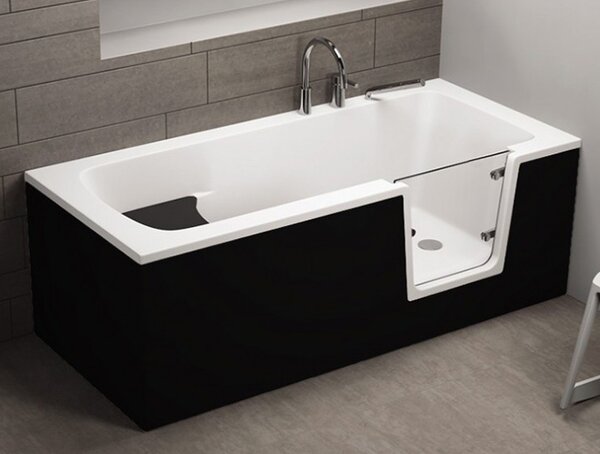 Bočný krycí panel k vani s dvierkami Polimat AVO/OVI/VOVO 140-180 KPS POLIMAT-Farba: Biela, POLIMAT-Rozmery: 70x57 - pre vane: Avo/Vovo 140