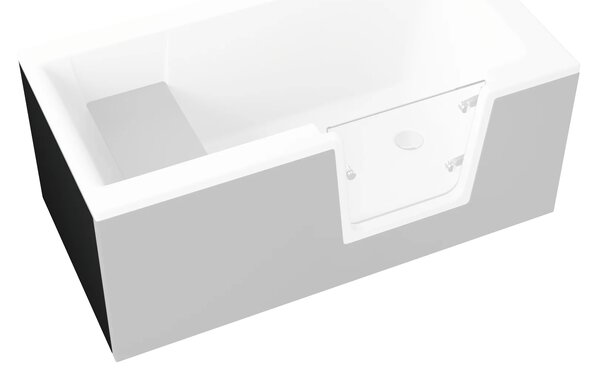 Bočný krycí panel k vani s dvierkami Polimat AVO/OVI/VOVO 140-180 KPS POLIMAT-Farba: Biela, POLIMAT-Rozmery: 70x57 - pre vane: Avo/Vovo 140