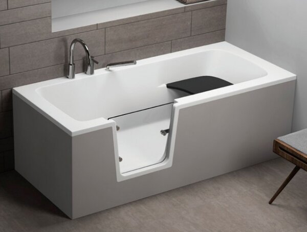 Bočný krycí panel k vani s dvierkami Polimat AVO/OVI/VOVO 140-180 KPS POLIMAT-Farba: Biela, POLIMAT-Rozmery: 70x57 - pre vane: Avo/Vovo 140