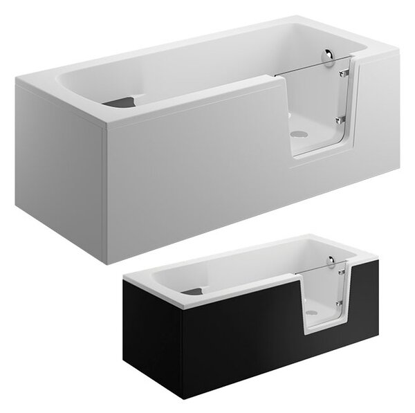 Bočný krycí panel k vani s dvierkami Polimat AVO/OVI/VOVO 140-180 KPS POLIMAT-Farba: Biela, POLIMAT-Rozmery: 70x57 - pre vane: Avo/Vovo 140