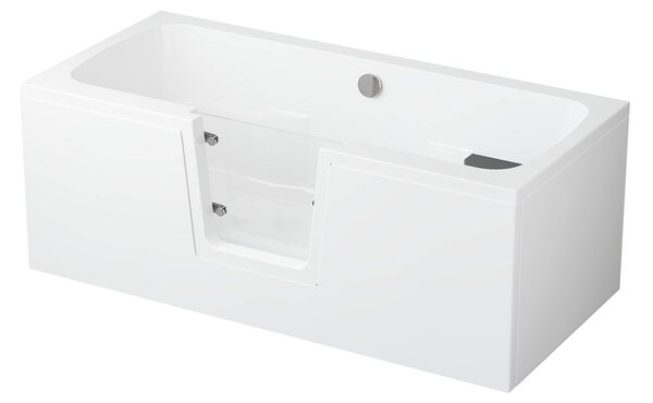 Bočný krycí panel k vani s dvierkami Polimat AVO/OVI/VOVO 140-180 KPS POLIMAT-Farba: Biela, POLIMAT-Rozmery: 70x57 - pre vane: Avo/Vovo 140